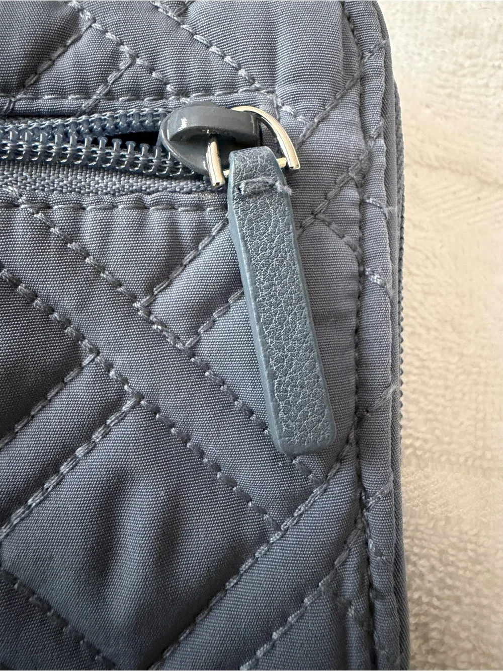 Vera Bradley Quilted Moonless Night Turn-Lock Wallet